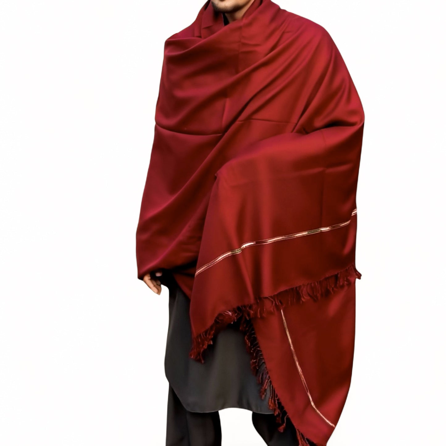 Woollen Shawl (Maroon Color)