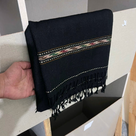 Premium Black Handmade shawl