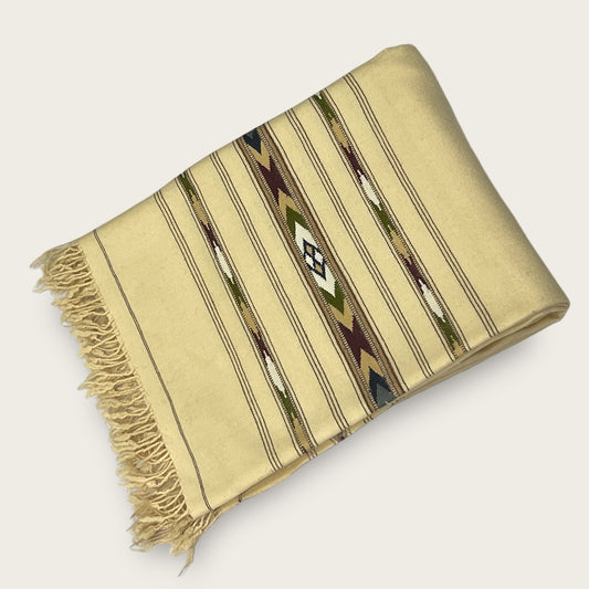 DF Woollen Shawl (Light Amber)