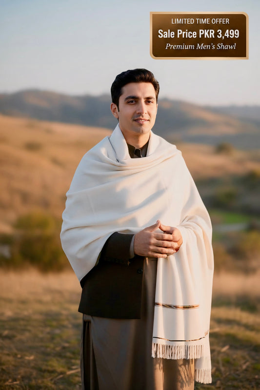 Men's Premium Wool Shawl (60% discount)